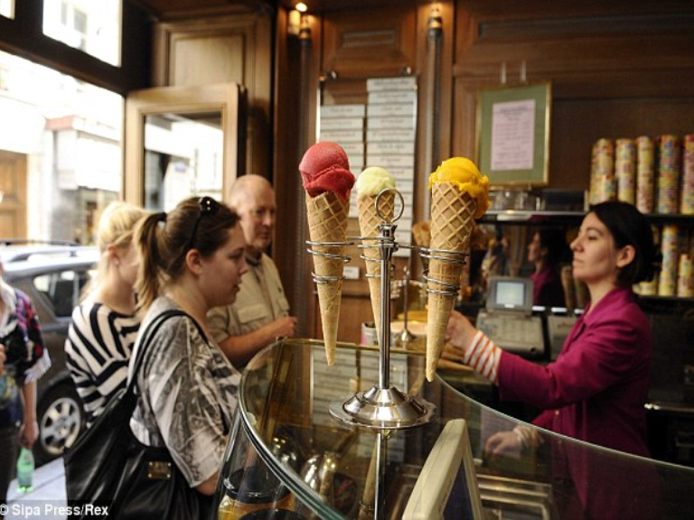 Grab some famous Persian ice cream at Berthilion